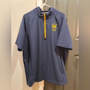 Cal Bears Under Armour Short Sleeve Quarter Zip